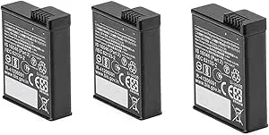 Äkta Osmo Action 3/Osmo Action 4 Extreme Batteri 1770 mAh Kallbeständig lång livslängd for DJI Osmo Action 3/Osmo Action 4 kamera (Color : 3pcs)