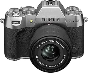 FUJIFILM X-T50 Silver + 15-45