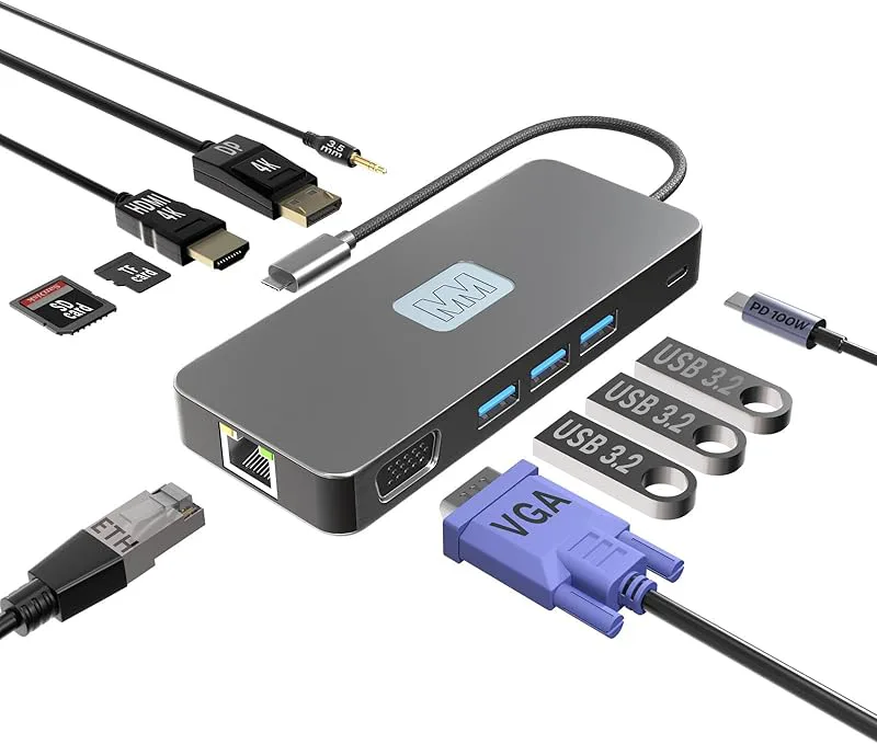 MMOBIEL USB-C Hub till 3x USB 3.2