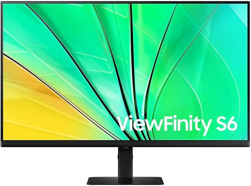 Samsung ViewFinity S60D 32 tum, 100Hz PC-skärm, IPS-panel, QHD (2 560 x 1 440), 5 ms, lutande, vridbar, vridbar, automatisk källa switch +, HDMI (2.0), displayport (1.4), USB (3.0), LS32D600EAUXEN