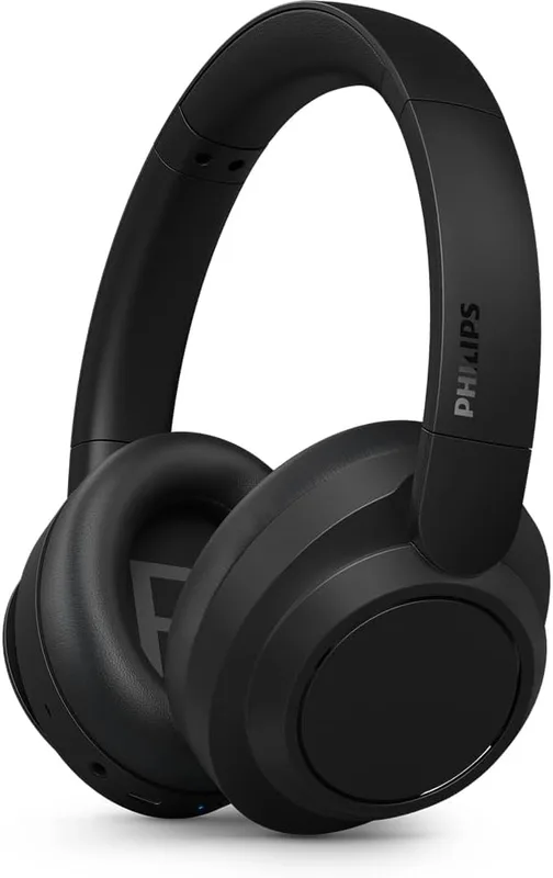 PHILIPS TAH6509BK/00 brusreducerande trådlösa Bluetooth-hörlurar över örat – överlägsen samtalskvalitet, röstassistent kompatibel med upp till 70 timmars speltid – svart, 2024