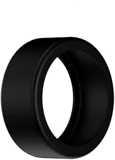 Smart ringskydd i silikon för Oura ring Gen 3 utomhus träning stötsäker smart ring elastiskt hudfodral repbeständig ärm (svart)