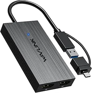WAVLINK USB 3.1/USB-C till dubbel HDMI-adapter