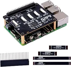 GeeekPi Quad FPC PCIe HAT för Raspberry Pi 5