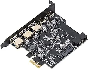 PCIe Till USB 3.2 Gen 1-kort