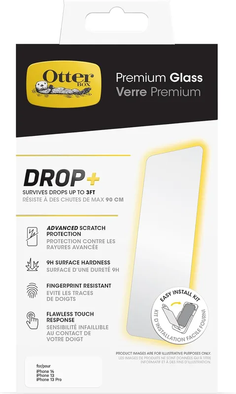 OtterBox Premium Pro Privacy Glass skärmskydd för iPhone 17e