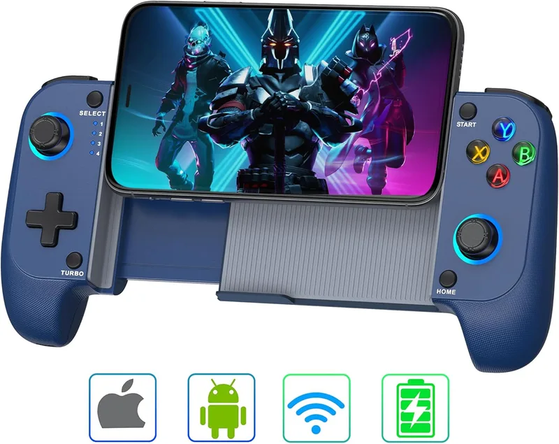 Elegamefy Smartphone-styrenhet för iPhone/Android