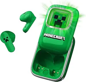 OTL Technologies Minecraft Slide TWS-hörlurar med laddningsfodral