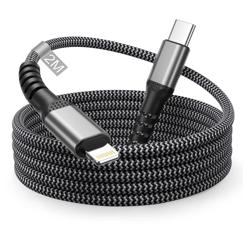 Lemsen USB C Lightning kabel 2 m