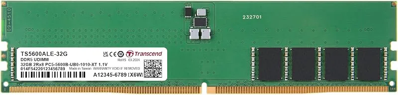 Transcend 32GB JM DDR5 5600 DIMM 2Rx8