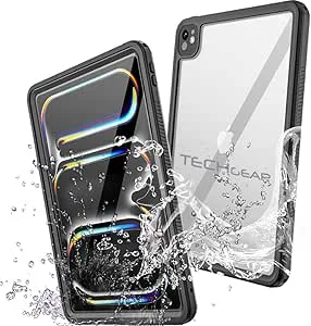 TECHGEAR Vattentätt fodral för iPad Pro 13 tum 2024