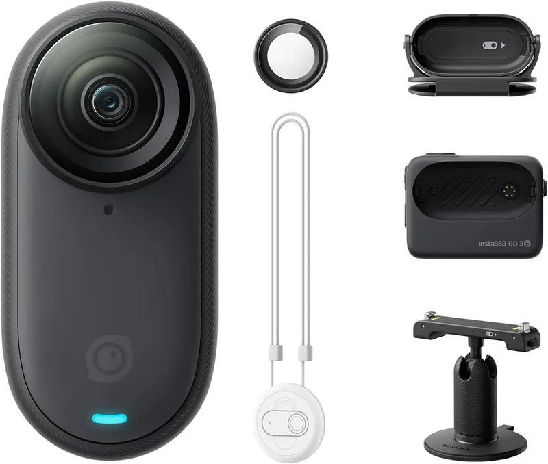 Insta360 GO 3S Standard Edition Midnight Svart 64 GB