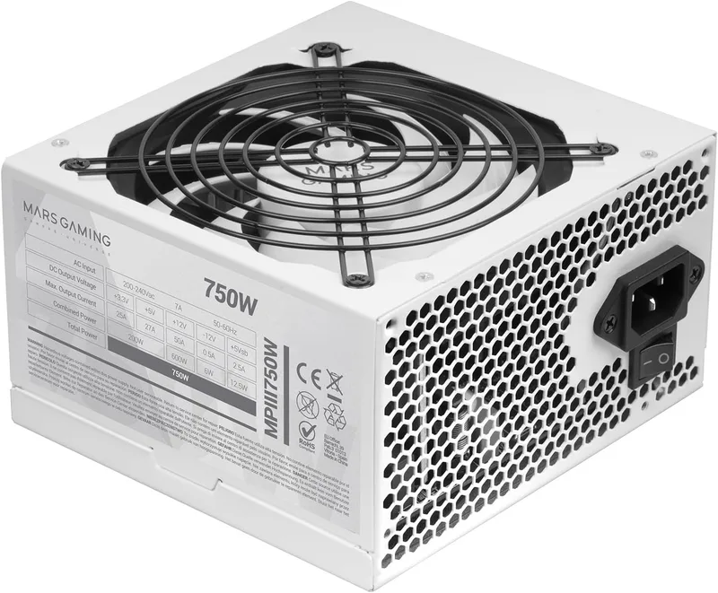 Mars Gaming MPIII750 PC ATX 750W Nätaggregat