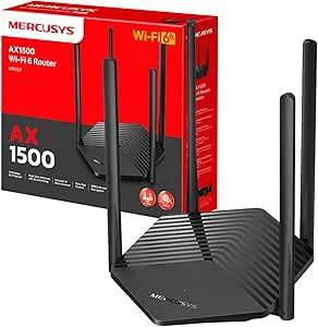MERCUSYS MR60X Dual Band Router WiFi 6 AX1500 Mbps