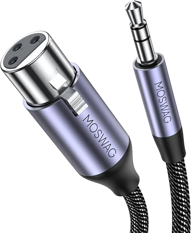 MOSWAG 3.5mm hane till XLR hona