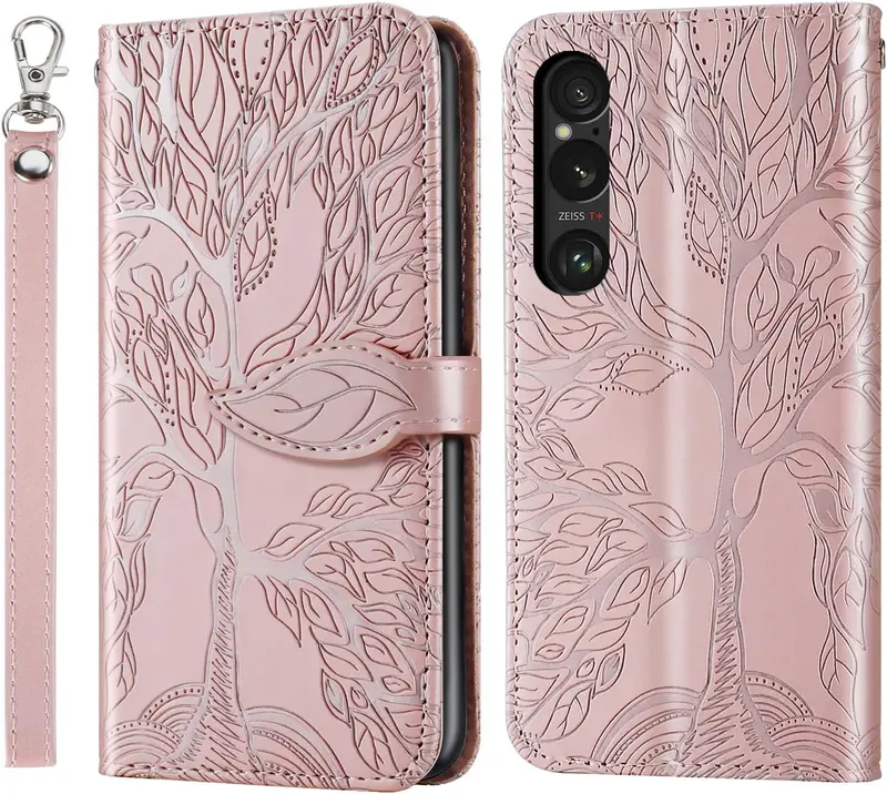 Rostsant Sony Xperia 1 VI fodral präglat
