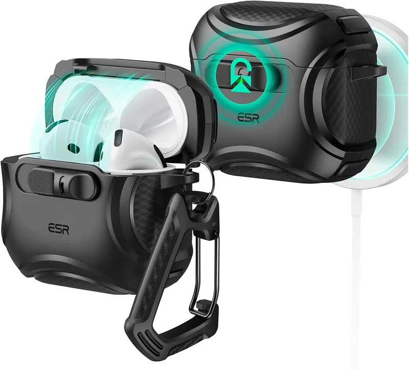 ESR för AirPods 4-fodral, kompatibelt med AirPods 4 Gen (2024) (USB-C)
