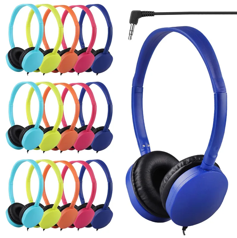 PU102 hörlurar för barn, 25-pack
