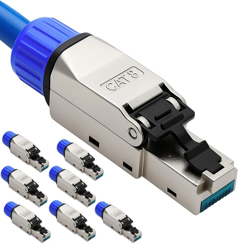 Kontaktdon Verktygsfri CAT8 STP RJ45