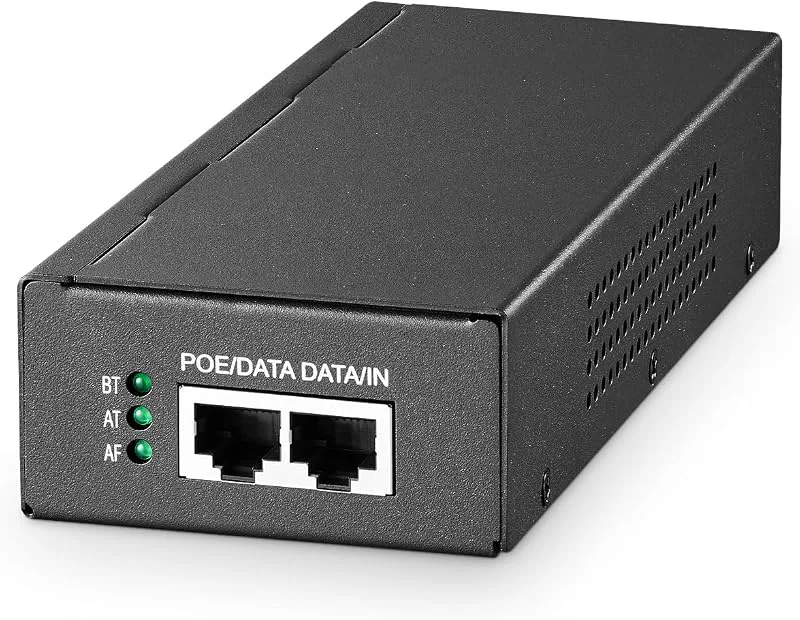 YuLinca 10 g PoE-injector, 802,3af/at/bt Power Over Ethernet PoE-adapter