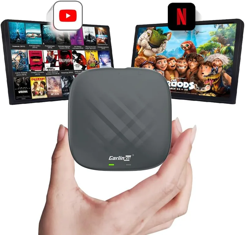 CarlinKit 2025 Wireless Carplay & Android Auto AiBox adapter
