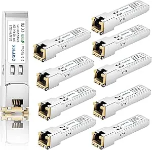 QSFPTEK 10Pack 10GBASE-T SFP+ RJ45-modul