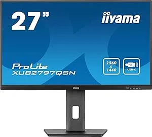 iiyama ProLite XB2797QSU-W1, 68,6 cm (27"), 2560 x 1440 pixlar, Quad HD, LED, Vit