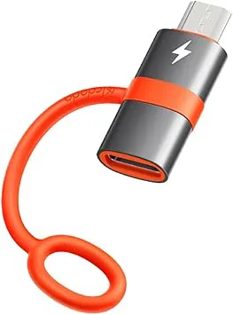 mcdodo adapter USB C till mikro USB C kontakt till mikro USB-uttagsadapter kompatibel med Samsung Galaxy, LG, Huawei, typ C mobiltelefoner, power bank