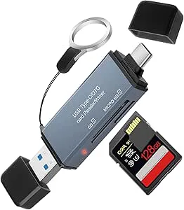 AXFEE 2-i-1 SD/Micro SD-kortläsare