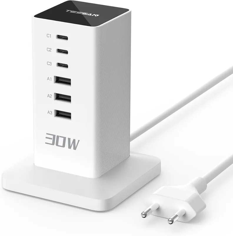 TESSAN 30W USB-laddare Multipel