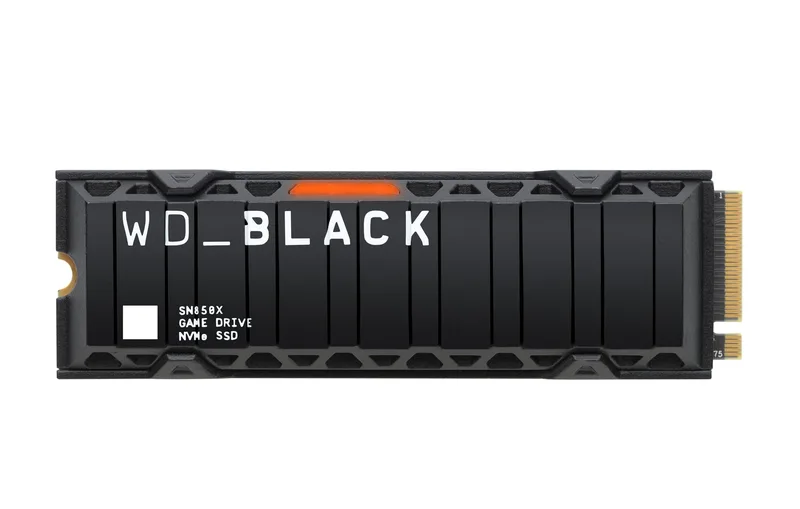 WD Black SN850X 8 TB NVMe SSD med kylfläns