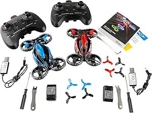 Amewi FightStar Battle Drone Set, röd och blå