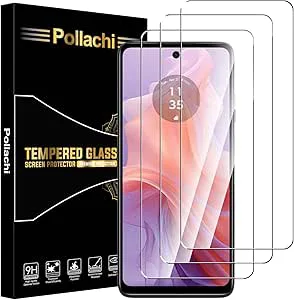 för Motorola Moto E14/G04/G04S 2024 skärmskydd [3-pack] härdat glasfilm