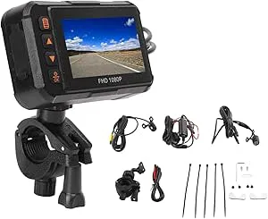 Motorcykelkamera, 3-tumsskärm Motorcykelkamera GPS WiFi HD 1080p