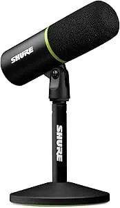 Shure MV6 Spelmikrofon, USB-Dynamisk Mikrofon