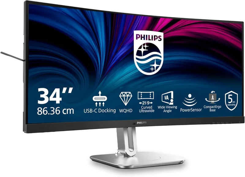 LG 34BA75QE-B platta pc-skärmar