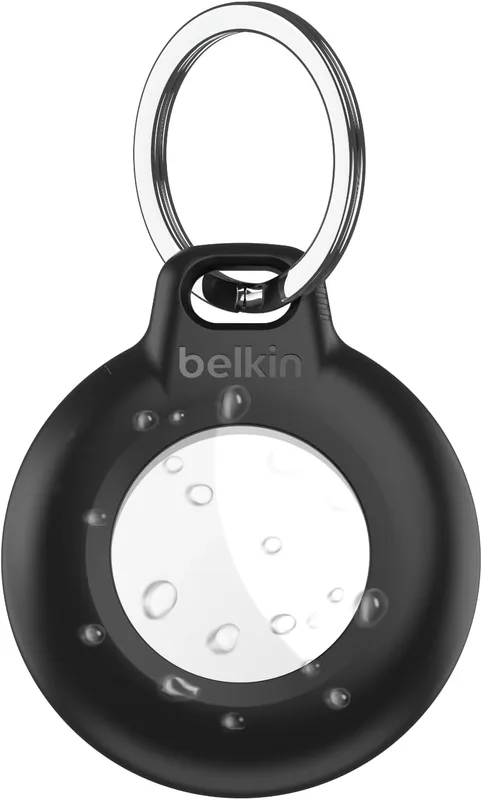 Belkins vattentäta Secure Holder för Apple AirTag med nyckelring, reptålig, skyddande tillbehör med nyckelring för nycklar, husdjur, bagage, ryggsäckar, m.m