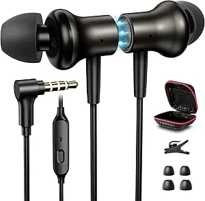 APETOO Trådbundna öronsnäckor in-ear hörlurar för bärbar dator