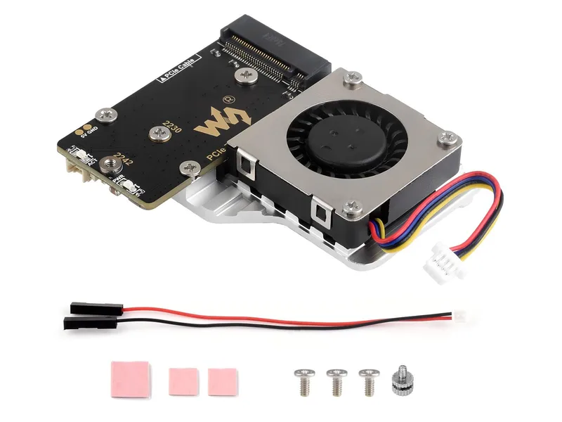 Waveshare PCIe till M.2 adapterkort