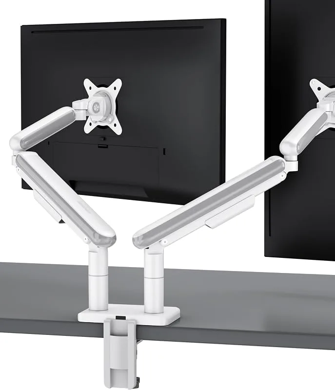 Desktronic skärmstativ för dubbla enheter