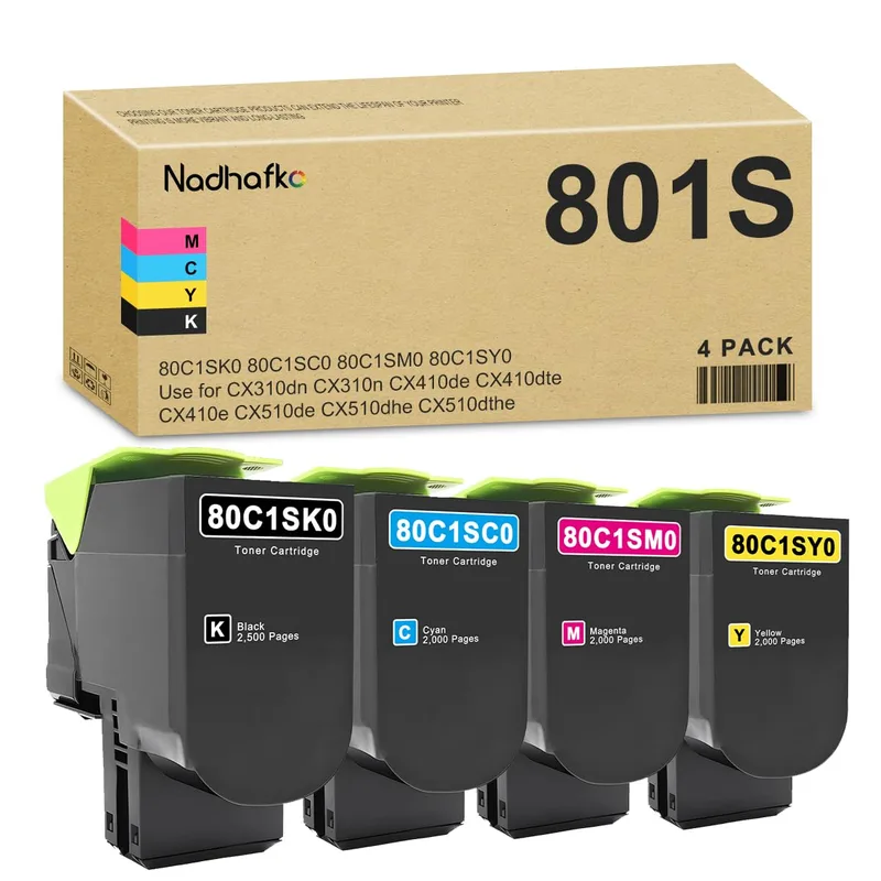Lexmark Toner 80C2SC0 802 Cyan, Return