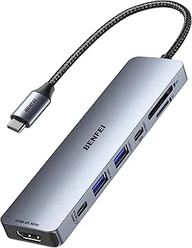BENFEI 7-i-1 USB C-hubb
