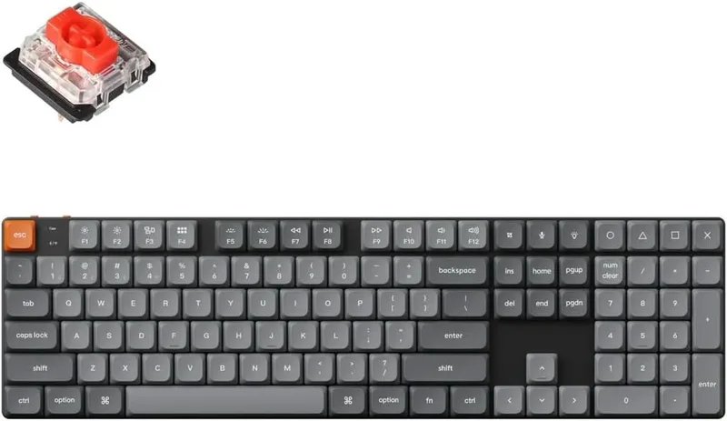 Keychron K5 Max Ultra-Slim trådlöst mekaniskt tangentbord