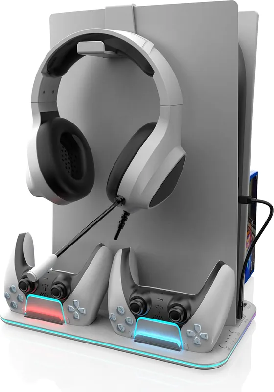 Freaks and Geeks-PS5/PS5 Slim RGB kyl- och laddningsstation