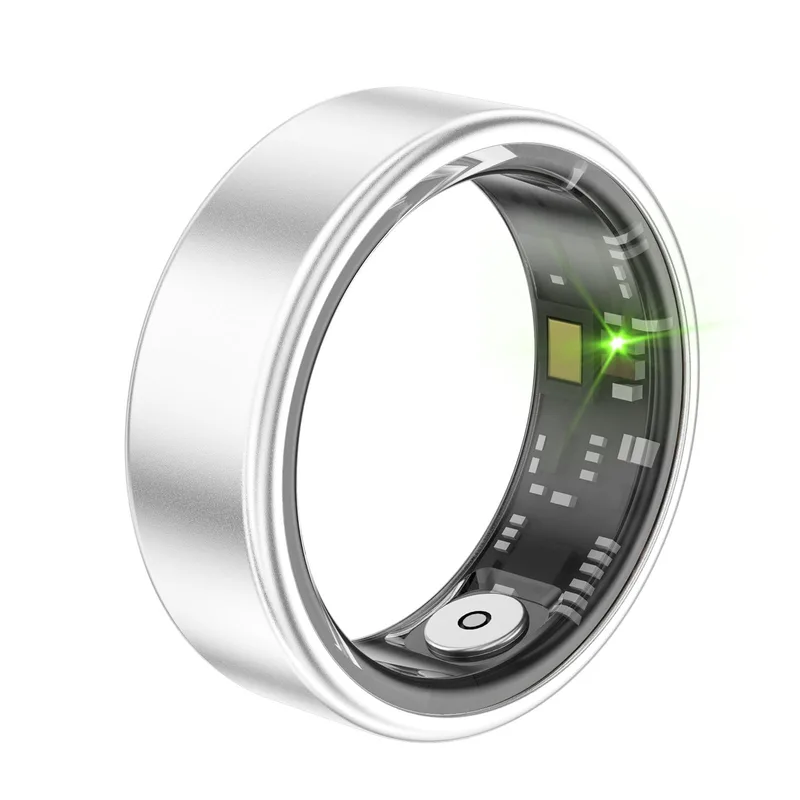 Generic smartring med sömnspårning och blodsyremätning, silver