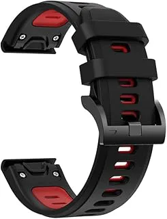 Klockarmband i silikon, för Garmin Fenix 6 6Pro 5 5 Plus Forerunner 935 945 instinkt S60 rem armband 22 mm snabbfrigörande armband