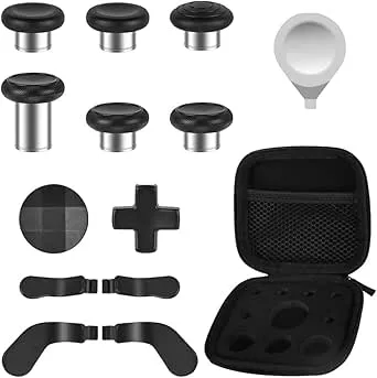 AXFEE metall Thumbsticks magnetiska joysticks analogsticks svart