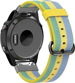 22 mm nylon smart klockarmband remmar för Garmin Fenix 5 Plus 6 Pro 7 Forerunner 935 945 Epix Quick Release klockband ersättning