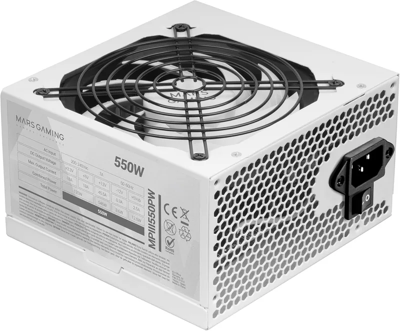 Mars Gaming MPIII550P PC ATX Nätaggregat 550W