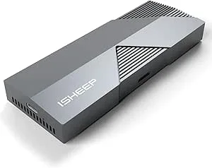 USB4 M.2 NVMe SSD-fodral, 40 Gbps överföringshastighet, inbyggd kylfläkt,med Fan Black